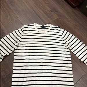 Striped Black and White Sweater